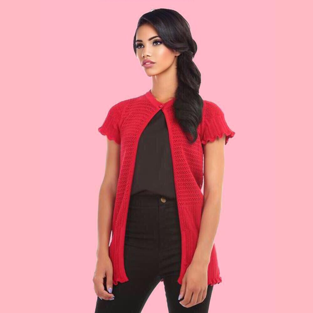 🌺Bright and Beautiful Crochet Mod Boho Cardigan